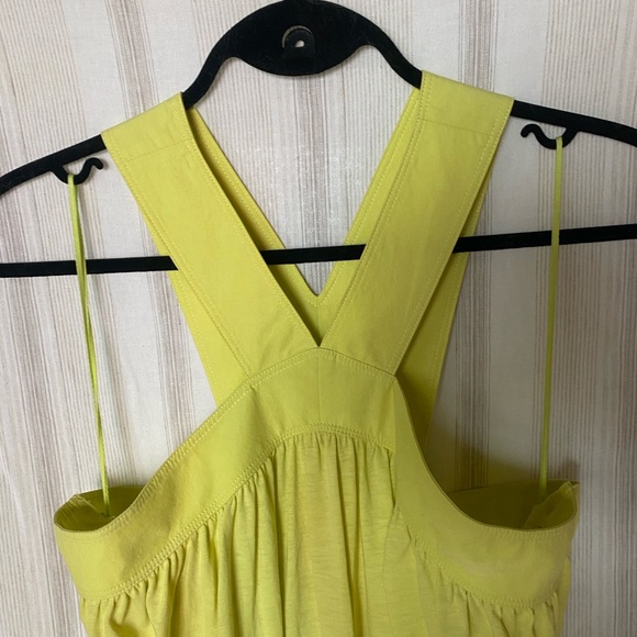 NATION PIMA COTTON CITRUS YELLOW MAXI DRESS - Picture 8 of 12